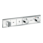 hansgrohe Kit de montage RainSelect UP-THM, avec douchette, 2 utilisations, blanc/argenté-5