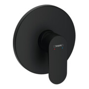 hansgrohe Kit de montage Rebris S mitigeur douche encastré, 1 voie, noir mat