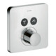 hansgrohe Kit de montage ShowerSelect UP-THM, 2 sorties, Softc, aspect acier inoxydable-1