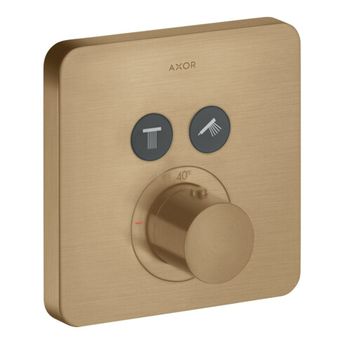 hansgrohe Kit de montage ShowerSelect UP-THM, 2 sorties, Softc, bronze brossé