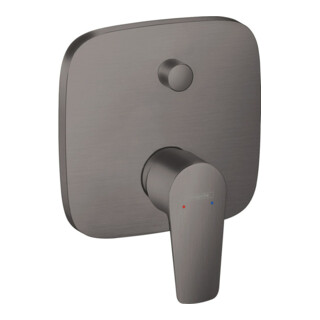 hansgrohe Kit de montage Talis E Mitigeur baignoire encastré, chrome noir brossé