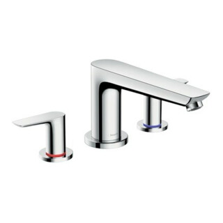 hansgrohe Kit de montage Talis E robinet de baignoire 3 trous, chrome