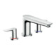 hansgrohe Kit de montage Talis E robinet de baignoire 3 trous, chrome-1