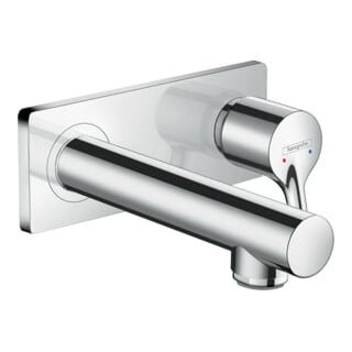 hansgrohe Kit de montage Talis S bec 165 mm, mitigeur lavabo encastré, mural, chromé