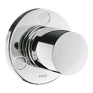 hansgrohe Kit de montage Trio/Quattro encastré avec inverseur, chrome poli bleu