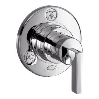hansgrohe Kit de montage Trio/Quattro encastré avec levier, chrome