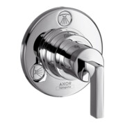 hansgrohe Kit de montage Trio/Quattro encastré avec levier, chrome