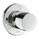 hansgrohe Kit de montage Trio/Quattro UP avec vanne de dérivation et de commutation, brossé bleu vc-1