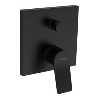 hansgrohe Kit de montage Vivenis Mitigeur bain encastré, avec sécurité int., noir mat