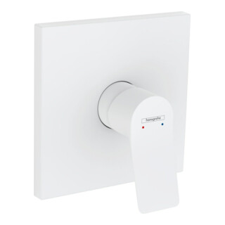 hansgrohe Kit de montage Vivenis Mitigeur encastré douche, 1 utilisateur, blanc mat