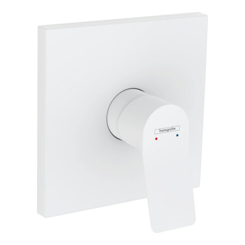hansgrohe Kit de montage Vivenis Mitigeur encastré douche, 1 utilisateur, blanc mat