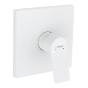 hansgrohe Kit de montage Vivenis Mitigeur encastré douche, 1 utilisateur, blanc mat