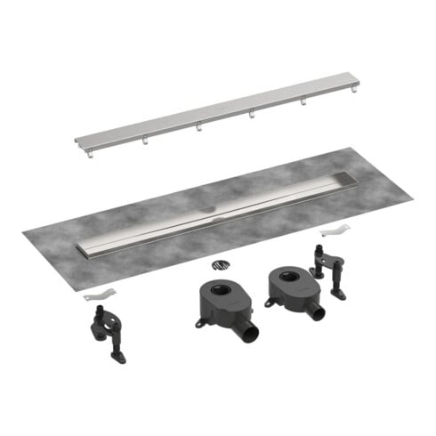 hansgrohe Komplettset DR RainDrain Go 1000 rücks.beflies.Stand./flache Instal.MSW