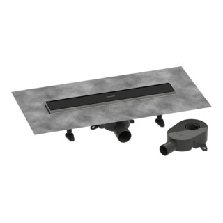 hansgrohe Komplettset DR RainDrain Go 500 rücks.beflies.Stand./flache Instal.MSW