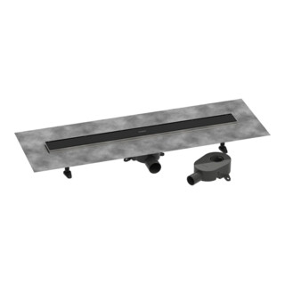 hansgrohe Komplettset DR RainDrain Go 800 rücks.beflies.Stand./flache Instal.MSW