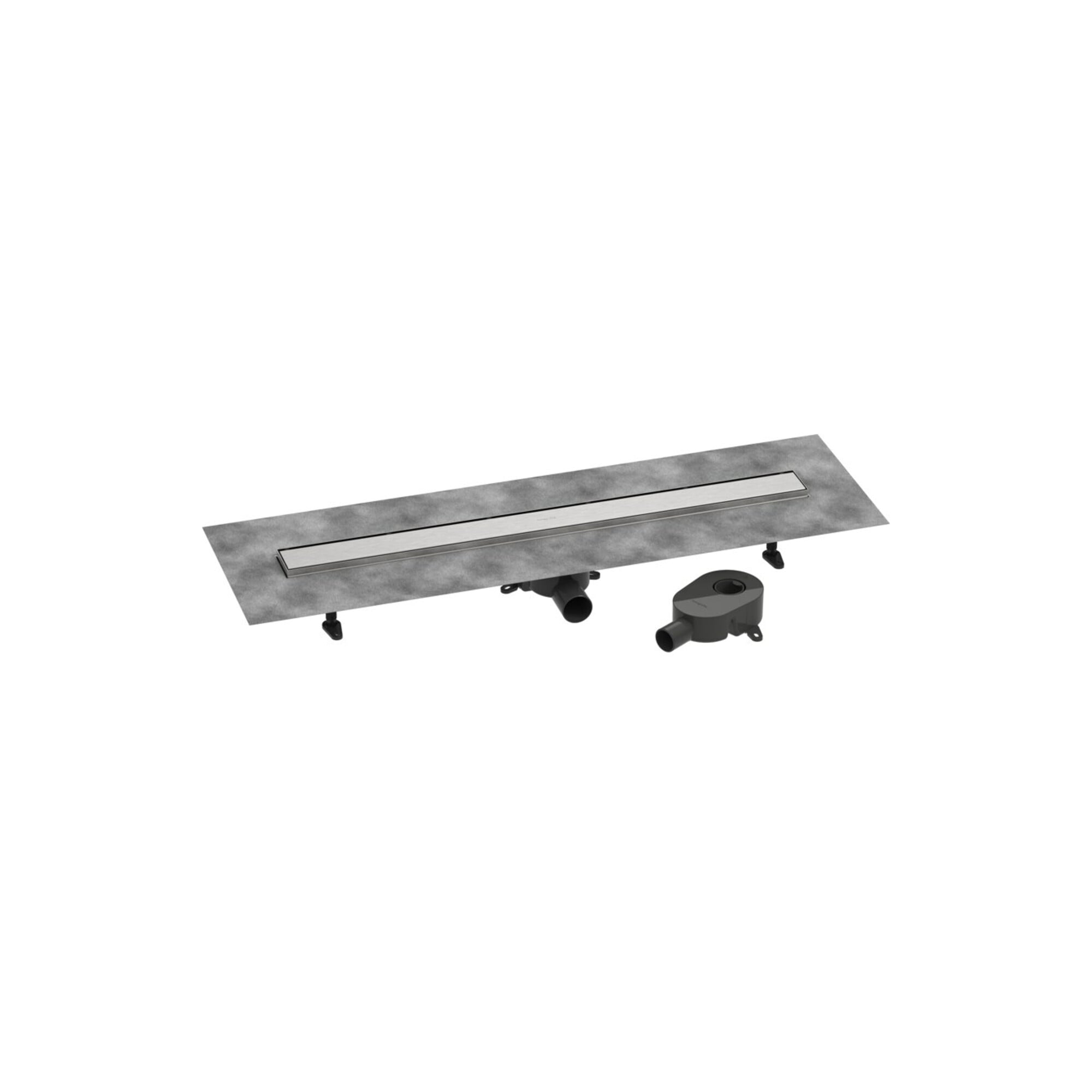 hansgrohe Komplettset DR RainDrain Go 900 rücks.beflies.Stand./flache Instal.BST