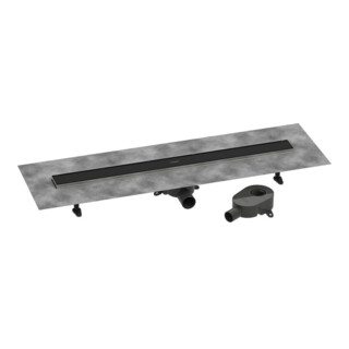 hansgrohe Komplettset DR RainDrain Go 900 rücks.beflies.Stand./flache Instal.MSW