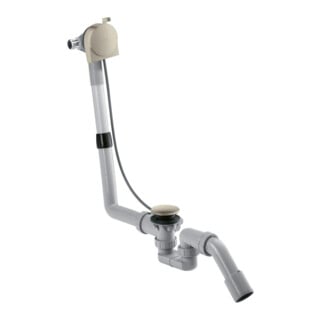 hansgrohe Komplettset Exafill S Wanneneinlauf, Ab- + Überlaufgarn., brush. ni.