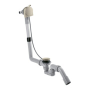 hansgrohe Komplettset Exafill S Wanneneinlauf, Ab- + Überlaufgarn., brush. ni.