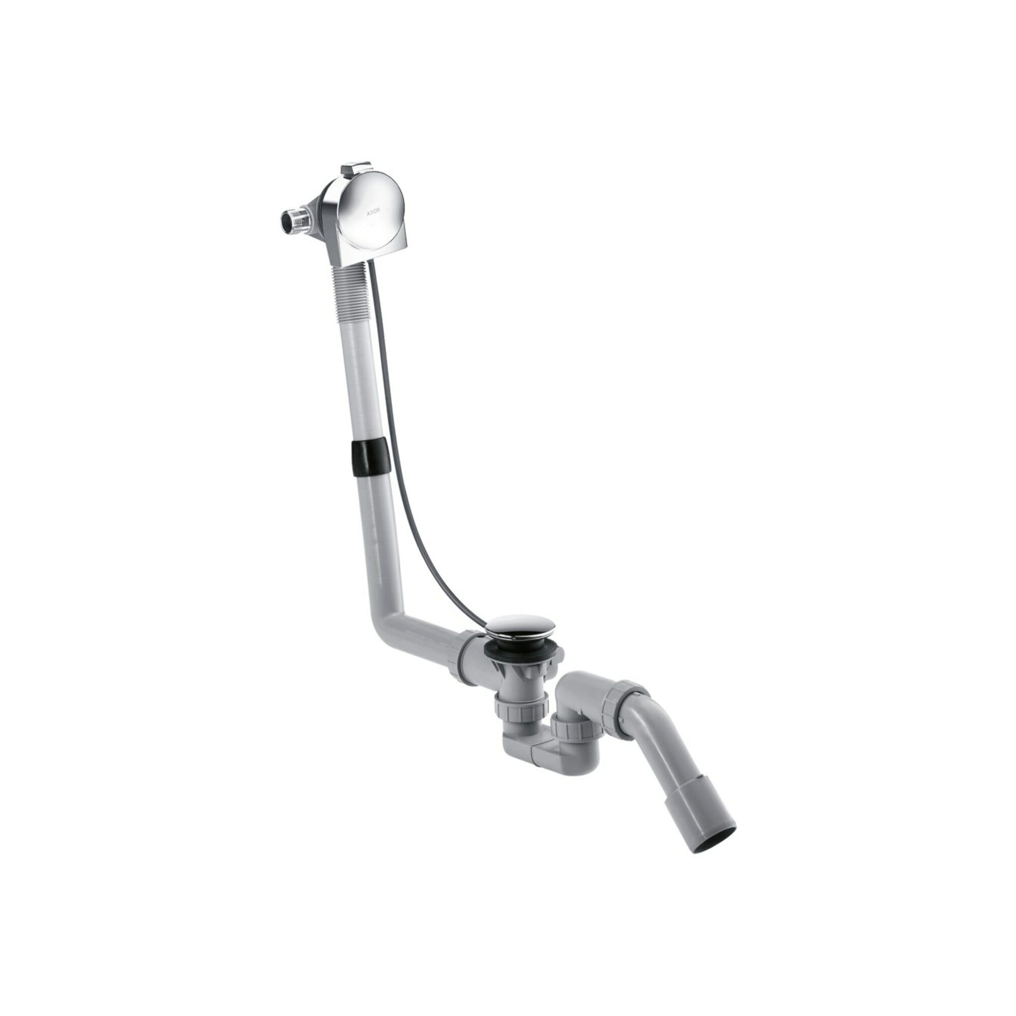 hansgrohe Komplettset Exafill S Wanneneinlauf, Ab-/Überlaufgarnitur, chrom