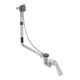 hansgrohe Komplettset Exafill S Wanneneinlauf, Ab- + ÜL-Garn., brush. bla vc-1