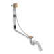 hansgrohe Komplettset Exafill S Wanneneinlauf, Ab- + ÜL-Garn., brush. r gol-1