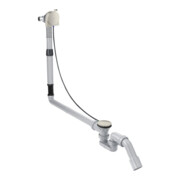 hansgrohe Komplettset Exafill S Wanneneinlauf, Ab- + ÜL-Garn., Edelstahl-Optik