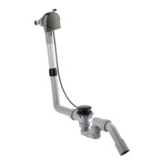 hansgrohe Komplettset Exafill S Wanneneinlauf, Ab- + ÜL-Garn., pol. bla vc