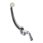 hansgrohe Komplettset Flexaplus S Ab- u. Überlaufgarnitur, Edelstahl-Optik