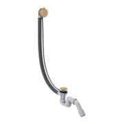 hansgrohe Komplettset Flexaplus S Ab-/Überlaufgarnitur, brushed bronze
