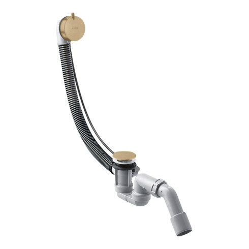 hansgrohe Komplettset Flexaplus S Ab-/Überlaufgarnitur, brushed bronze