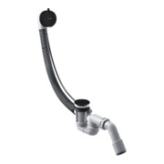 hansgrohe Komplettset Flexaplus S Ab-/Überlaufgarnitur, mattschwarz