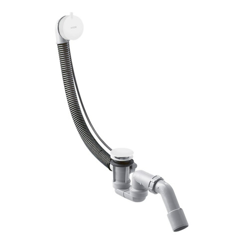 hansgrohe Komplettset Flexaplus S Ab-/Überlaufgarnitur, mattweiß
