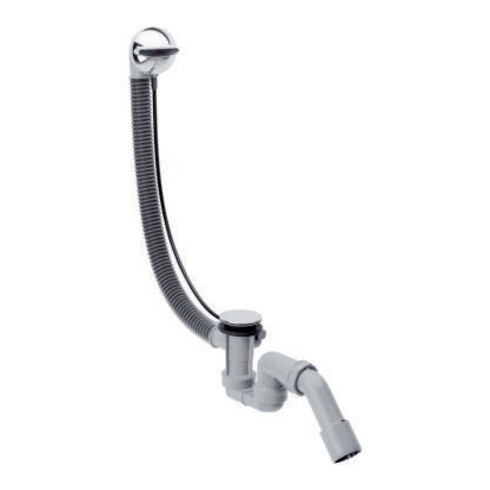 hansgrohe Komplettset mit Flexaplus Fertigset mit Ab- und Überlaufgarnitur chrom