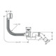 hansgrohe Komplettset mit Flexaplus Fertigset mit Ab- und Überlaufgarnitur chrom-5