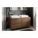 hansgrohe Konsole Xilesa E 1375x550mm, 2 Ausschn, Eiche Kaschmir