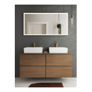 hansgrohe Konsole Xilesa E 1375x550mm, 2 Ausschn, Eiche Kaschmir-5
