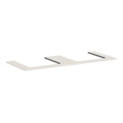 hansgrohe Konsole Xilesa E 1375x550mm, 2 Ausschn, sandbeige matt-1