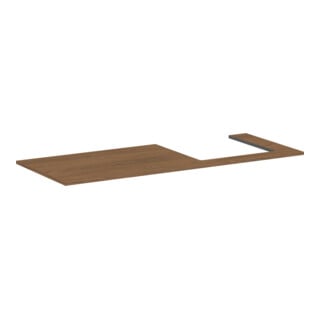 hansgrohe Konsole Xilesa E 1375x550mm, Ausschn re, Eiche Kaschmir