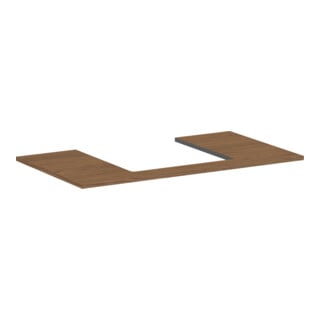 hansgrohe Konsole Xilesa E Ausschn mit., 980x550mm, Eiche Kaschmir
