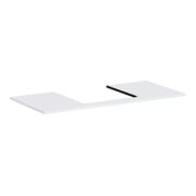 hansgrohe Konsole Xilesa E Ausschnitt mittig, 1180x550mm, mattweiß-1