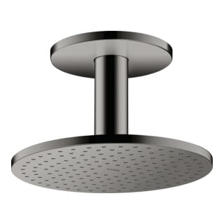 hansgrohe Kopfbrause 250 1jet Axor m Deckenanschluss, polished black chrome