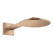 hansgrohe Kopfbrause 250 1jet Axor mit Brausearm, brushed red gold