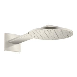 hansgrohe Kopfbrause 250 1jet Axor mit Brausearm, Edelstahl-Optik