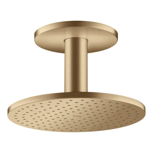 hansgrohe Kopfbrause 250 1jet Axor mit Deckenanschluss, brushed bronze
