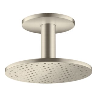 hansgrohe Kopfbrause 250 1jet Axor mit Deckenanschluss, brushed nickel