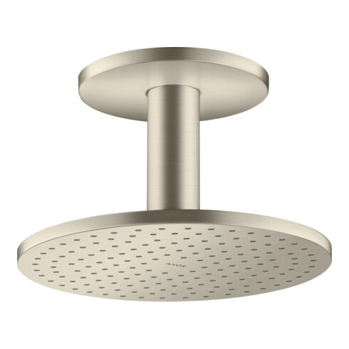 hansgrohe Kopfbrause 250 1jet Axor mit Deckenanschluss, brushed nickel