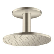 hansgrohe Kopfbrause 250 1jet Axor mit Deckenanschluss, brushed nickel
