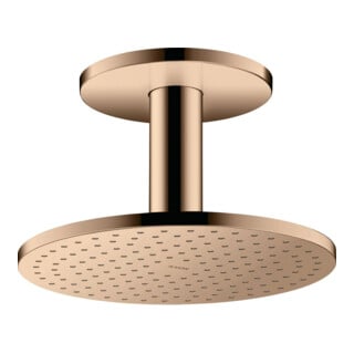 hansgrohe Kopfbrause 250 1jet Axor mit Deckenanschluss, polished red gold