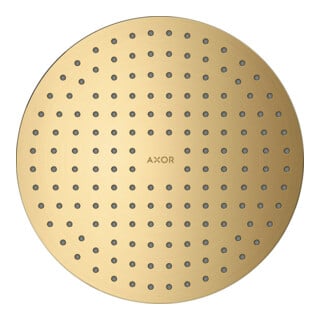 hansgrohe Kopfbrause 250 2jet Axor De., UP-Installation, brushed gold optic